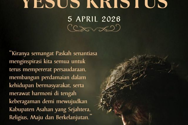 Momentum Paskah, DPRD Asahan Ajak Masyarakat Pererat Kerukunan Antarumat Beragama